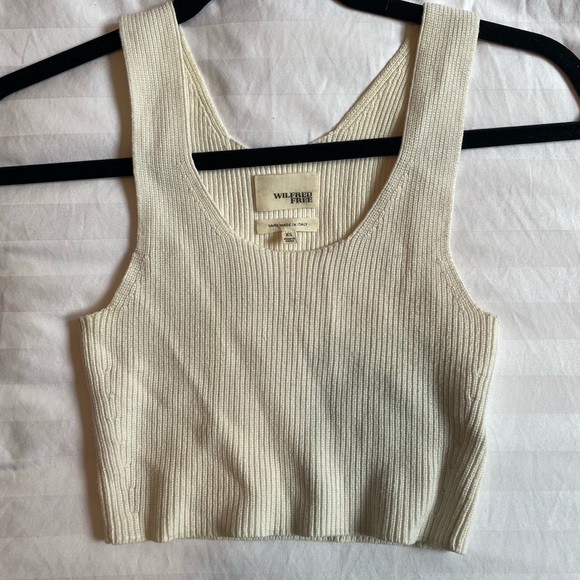 Wilfred Free Cream Knit Top - Picture 1 of 2